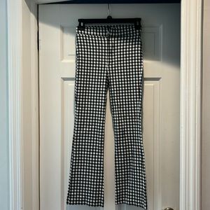 Zara juniors white and black stretch pants